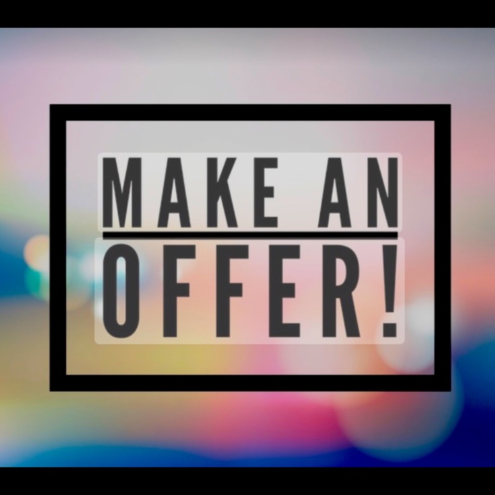 Feel free to make an OFFER! 🛍